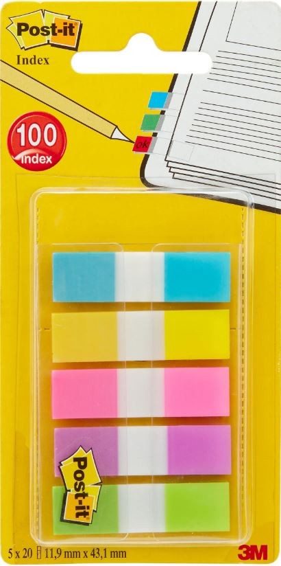 3M Page Marker Post-it Mehrfarbig, 100 St?ck
