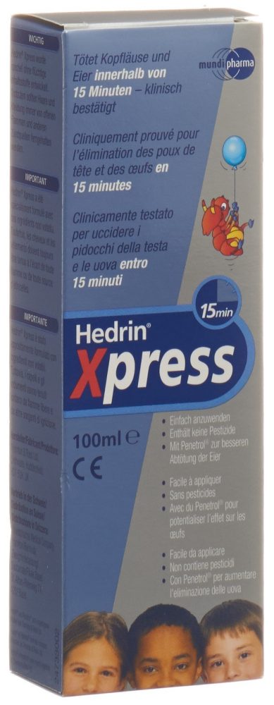 Hedrin Xpress Gel, gegen Kopfläuse und Eier (100ml)