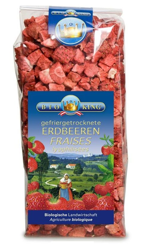 BioKing getrocknete Erdbeeren (40g)