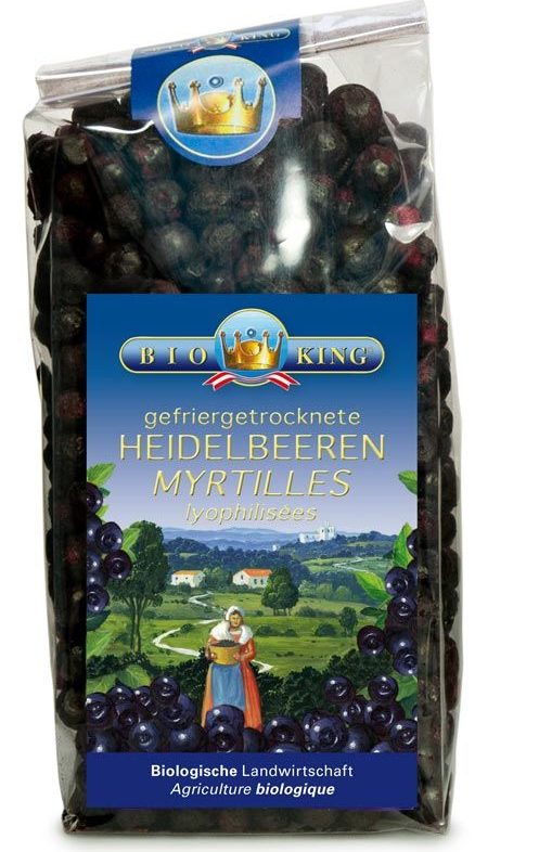 BioKing getrocknete Heidelbeeren (40g)