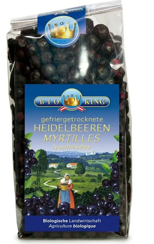 BioKing getrocknete Heidelbeeren (40g)
