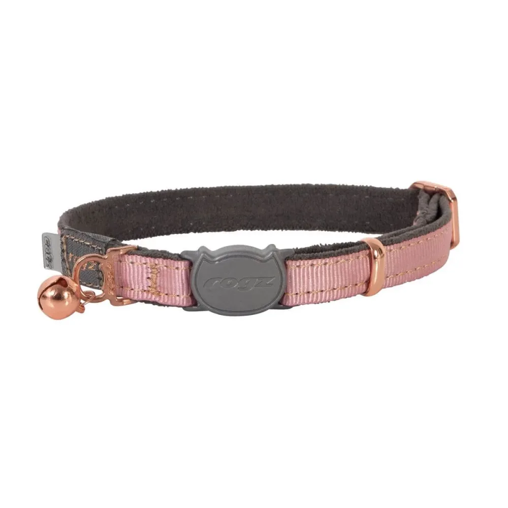 rogz Urbancat Safety Katzenhalsband pink, Halsumfang 20-31cm (1 Stk)