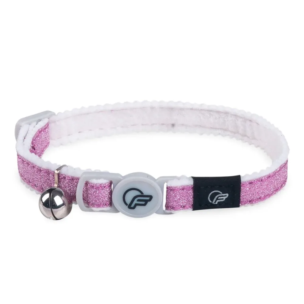 Freezack Katzenhalsband Glitter Weave lila, Halsumfang 20-30cm (1 Stk)