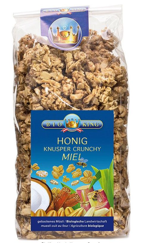 BioKing Honig Knusper Crunchy (375g)