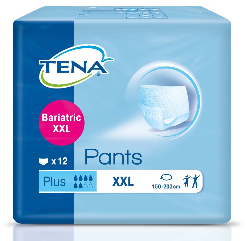 Tena Pants Bariatric Plus, Grösse XXL (12 Stk)