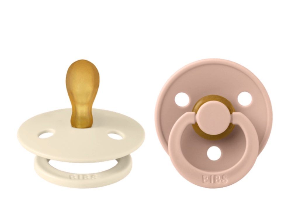2er-Pack Colour Schnuller Latex, symetrisch, 0-6M