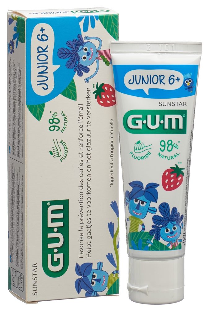 GUM SUNSTAR Junior Zahnpasta Tutti-Frutti (50 ml)