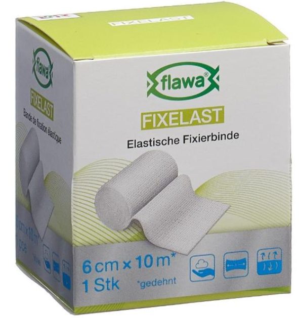 FLAWA Fixelast Fixierbinde (6cmx10m)