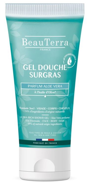 BeauTerra reichhaltiges Duschgel mit Aloe Vera (200ml)