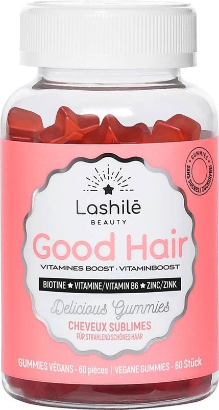 Lashilé Beauty - Good Hair - Schönheit, Wachstum, Stärkung der Haare (Vitamingummies), 60 Stück