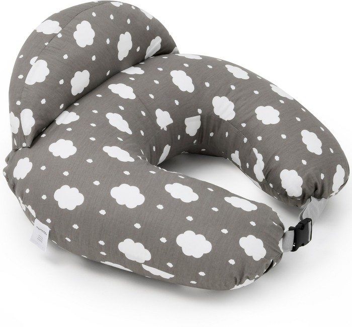 Momcozy NP001-WG11NB-A Stillkissen – Stillen/Ernährung – grau