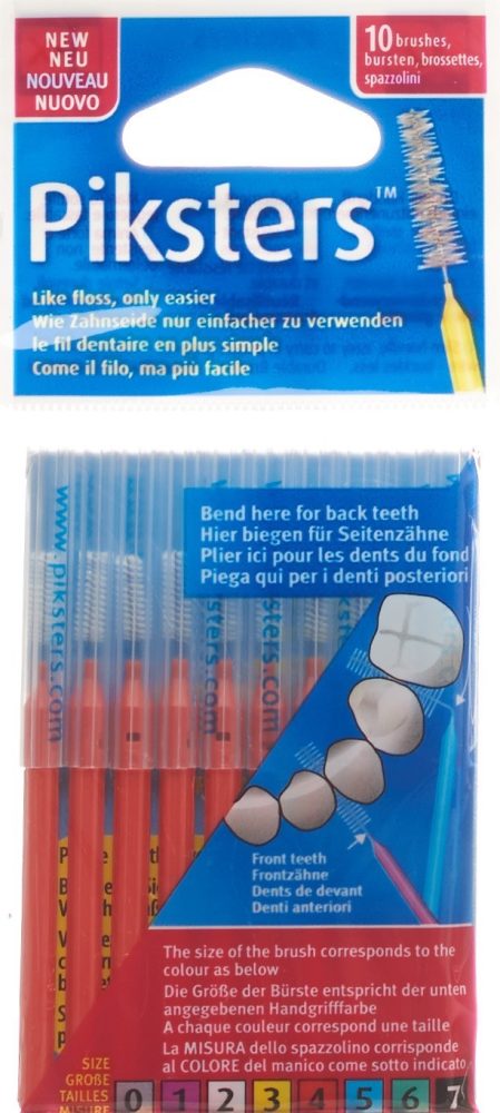 Piksters Interdentalbürsten, Grösse 4 (10 Stk)
