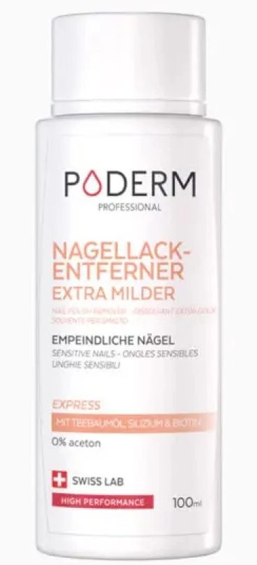 PODERM Nagellackentferner extra mild, ohne Aceton (100ml)