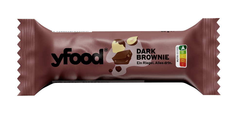 YFood Classic Riegel Brownie & Roasted Nuts (60g)