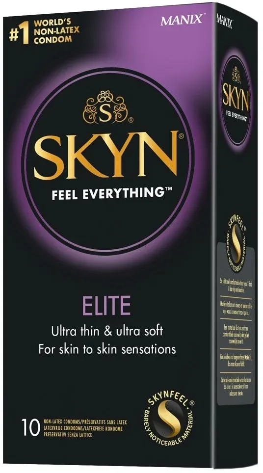 Manix - Skyn Elite Extra Dünn Kondome - Nude - Polyisopren - 10 Stück