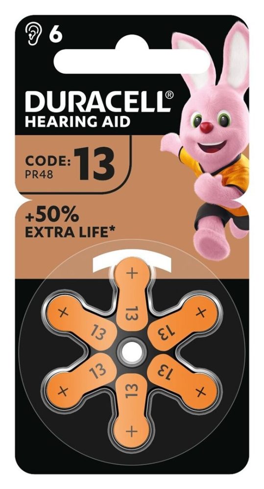 Duracell Batterie EasyTab 13 Zinc Air D6 1.4V