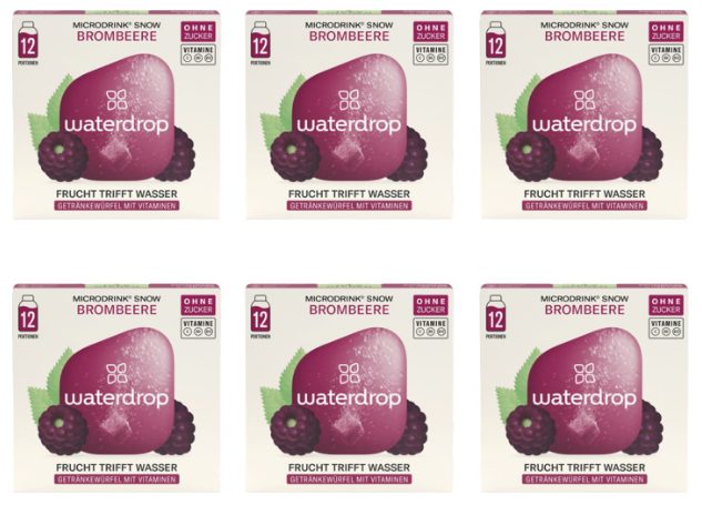 waterdrop Microdrink Brombeere Snow (6x12 Stk)