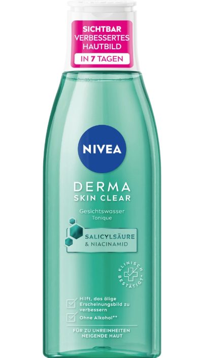 Nivea - Derma Skin Clear Gesichtswasser, 200 ml