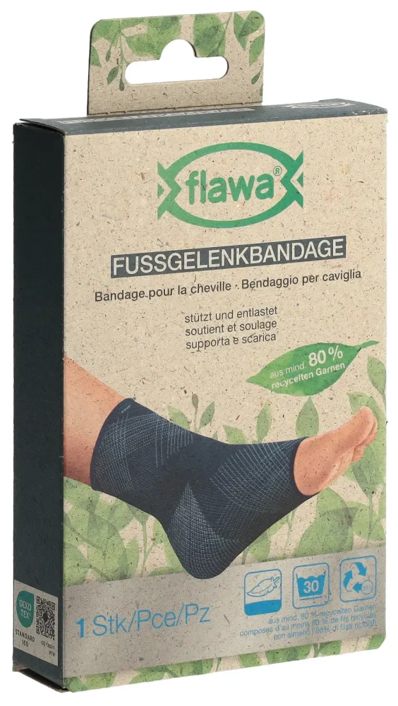 FLAWA Fussgelenkbandage, Grösse S, Fussgelenkumfang 18-21cm (1 Stk)