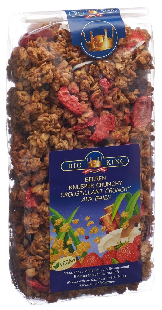 BioKing Beeren Knusper Crunchy Müesli (375g)