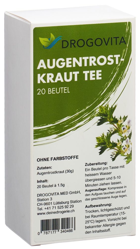 DROGOVITA Augentrost-Tee (20 Beutel)