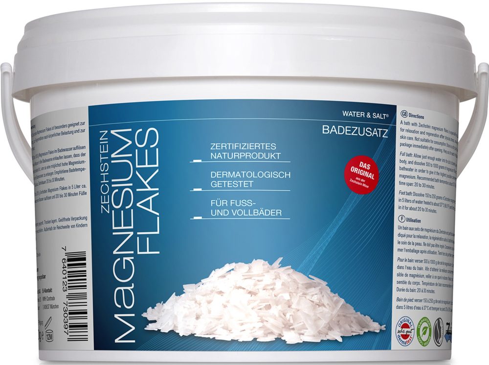 ZECHSTEIN Magnesium Flakes Badzusatz im Kessel (2kg)