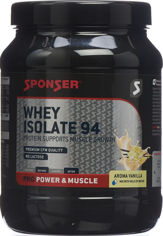Sponser Whey Isolate Protein 94 Vanille (425g)