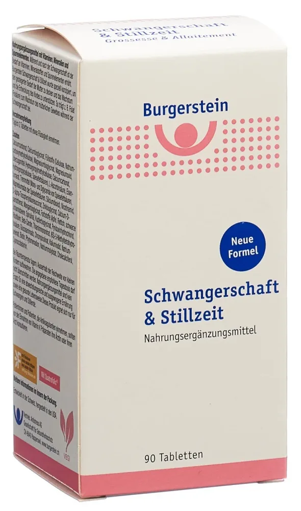 Burgerstein Schwangerschaft & Stillzeit Tabletten (90 Stk)