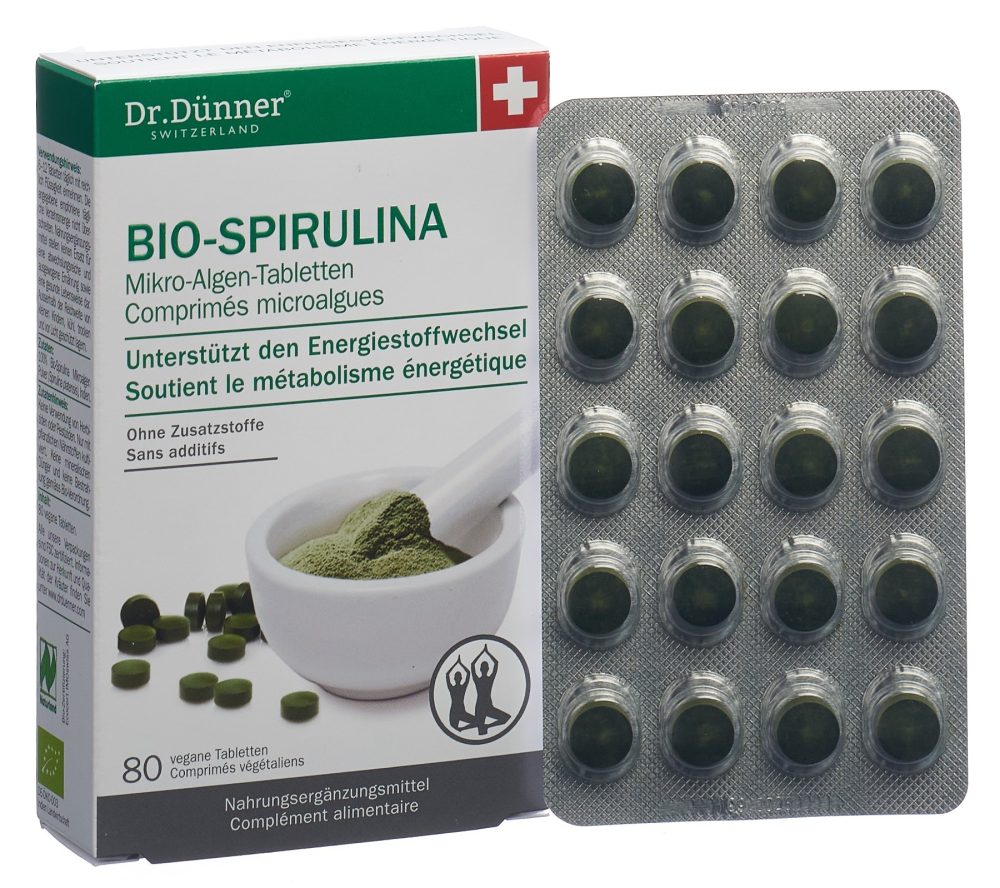 Dr.Dünner Bio Spirulina 80 Stück