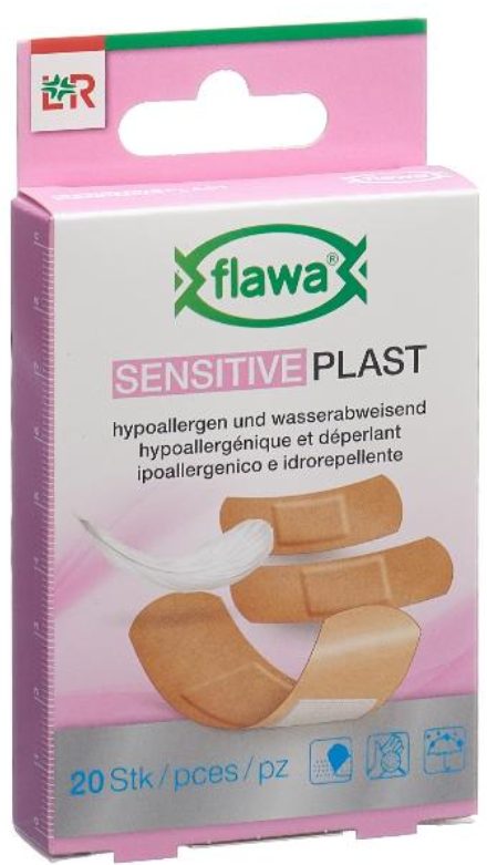 flawa SENSITIVE Plast Pflasterstrips 3 Grössen (20 Stk)