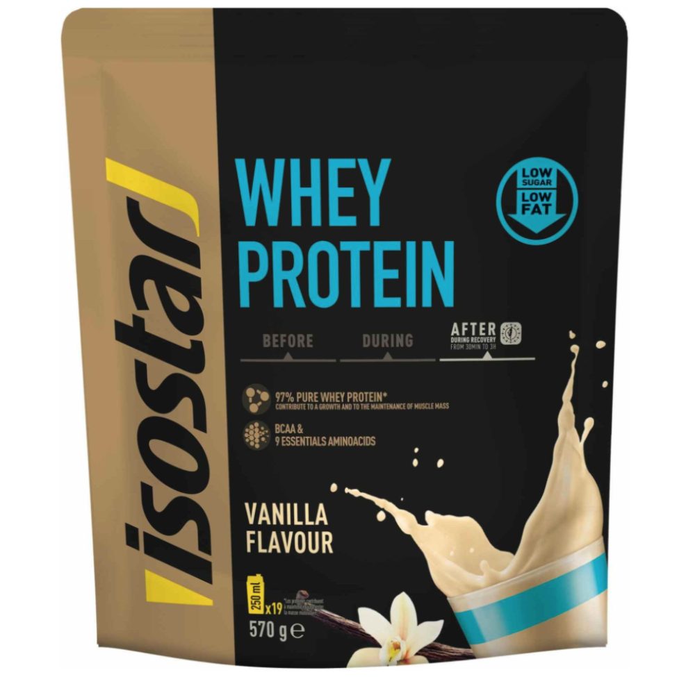 ISOSTAR Whey Protein Pulver Vanille Beutel (570g)