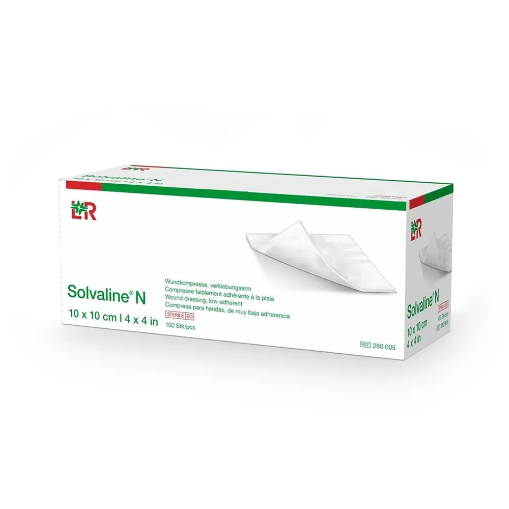 Solvaline N Wundkompresse, 10x10cm (100 Stk)