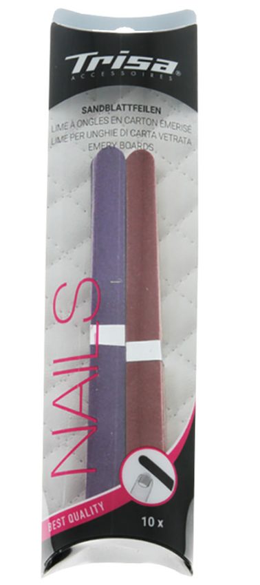 Trisa Sandpapierfeile, 12cm (10 Stk)