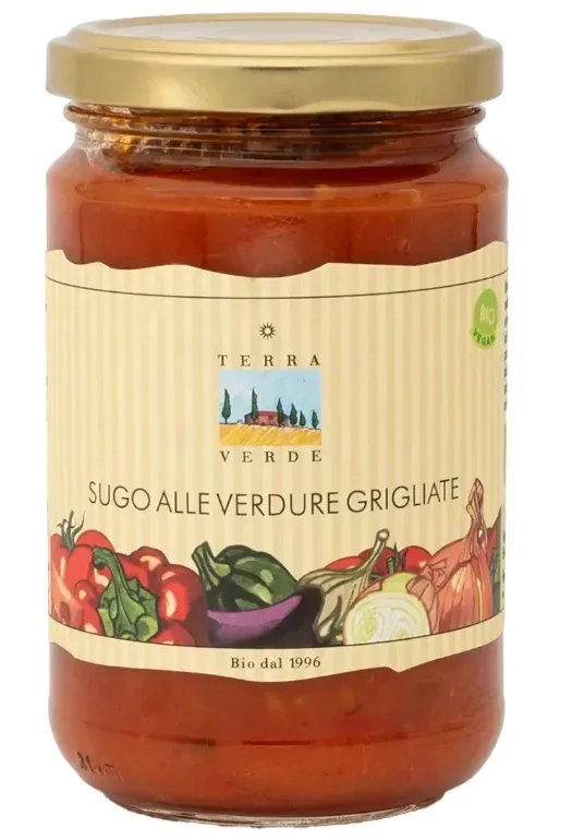 TERRA VERDE Bio Tomatensugo mit gegrilltem Gemüse (290g)