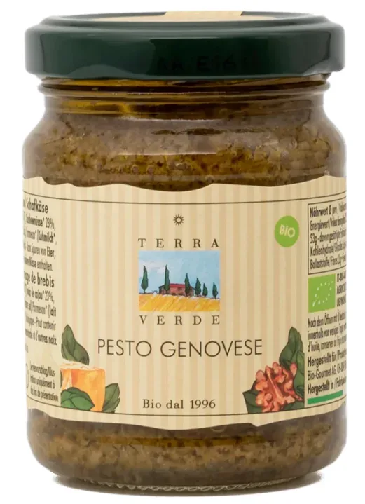 TERRA VERDE Bio Pesto Genovese mit Pecorino & Baumnuss (120g)