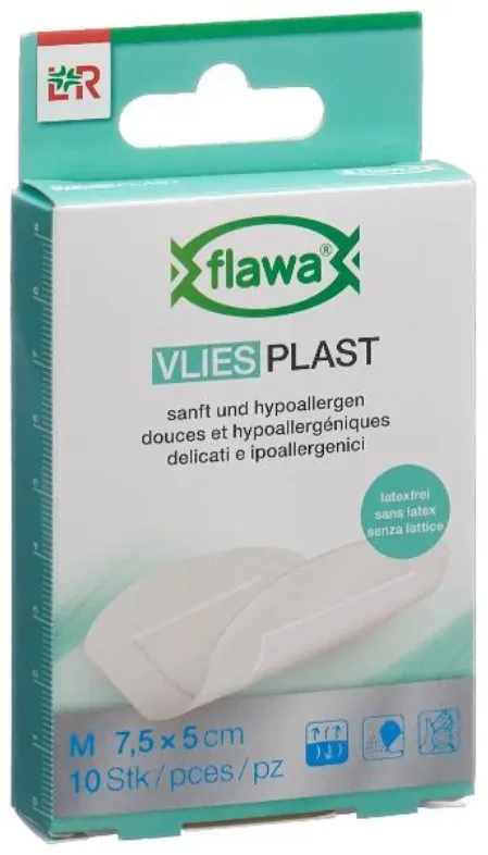 FLAWA Vlies Pflaster, 7.5x5cm (10 Stk)