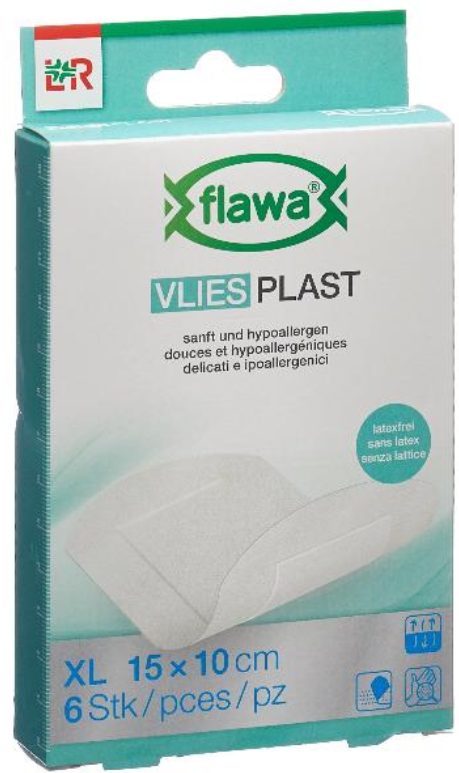 FLAWA Vlies Pflaster XL 10x15cm (6 Stk)