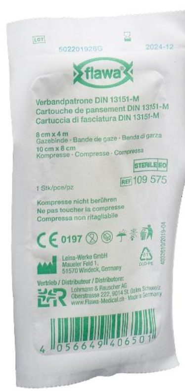 FLAWA Verbandpatrone Steril (1 Stk)