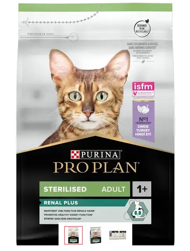 PRO PLAN Sterilised Adult 1+ Optirenal reich an Trutenfleisch 3 kg