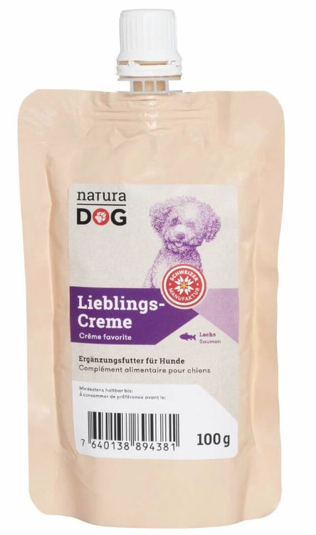 NaturaDog Lieblingscreme Lachs 100 g