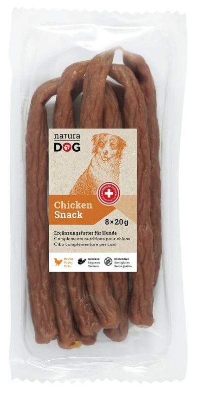NaturaDog Snack 8x20g Huhn