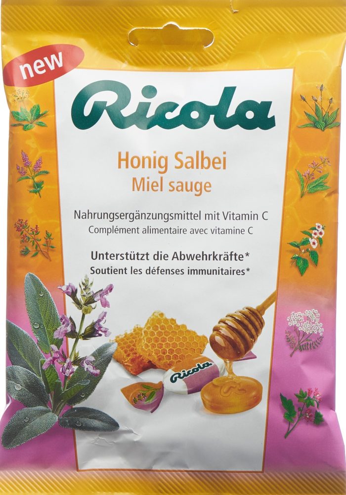 Ricola Honig Salbei mit Zucker (75g)