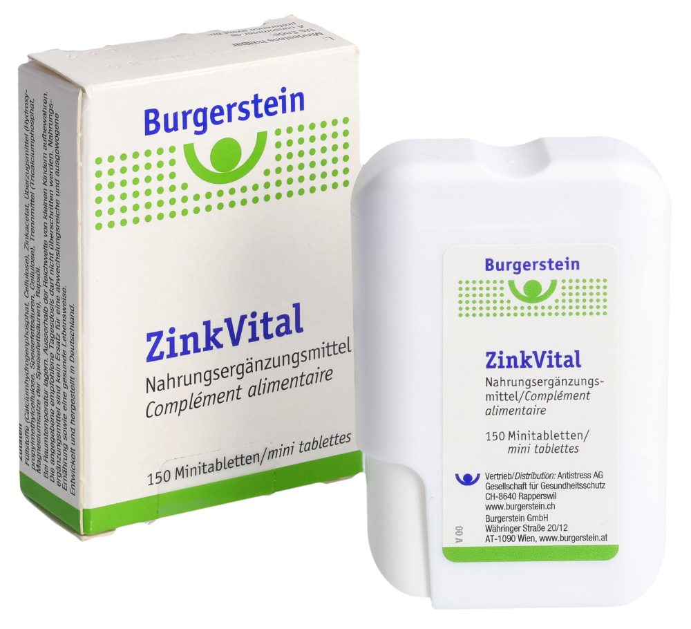 Burgerstein Zinkvital 5 mg Mini-Tabletten 150 Stück