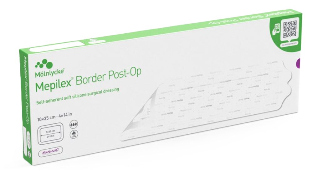 Mepilex Border Post-OP, 10x35cm (5 Stk)