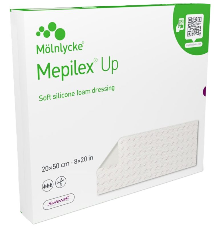Mepilex Up Silikon-Schaumverband, 20x50cm (2 Stk)