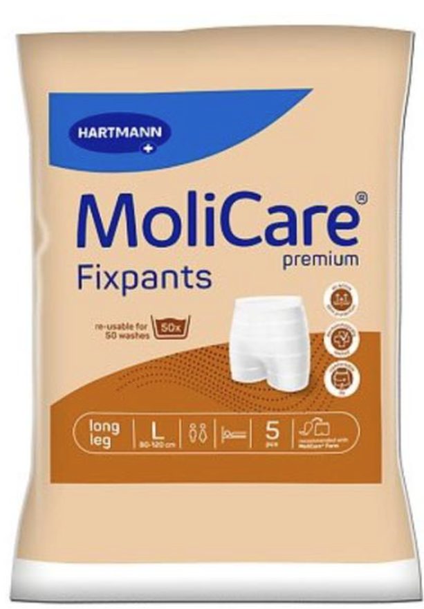 MoliCare Premium Fixpants longleg, Hüftumfang 80-120cm (5 Stk)