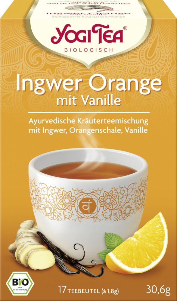 YOGI TEA Ingwer Orange mit Vanille 17 Btl 1.8 g