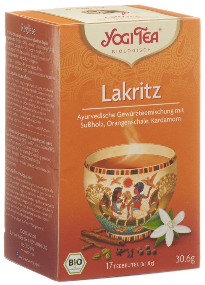 YOGI TEA Lakritz Egyptian Spice 17 Btl 1.8 g