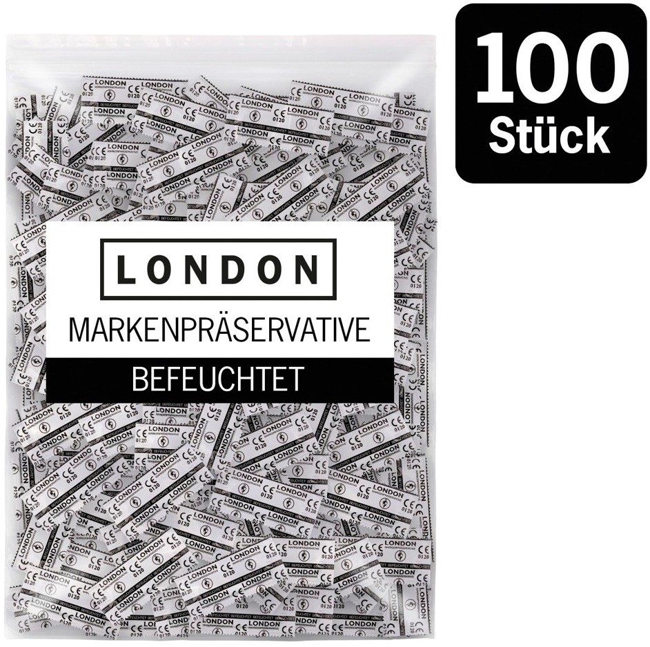 London - Q600 Feucht, 100 Stück, Transparent