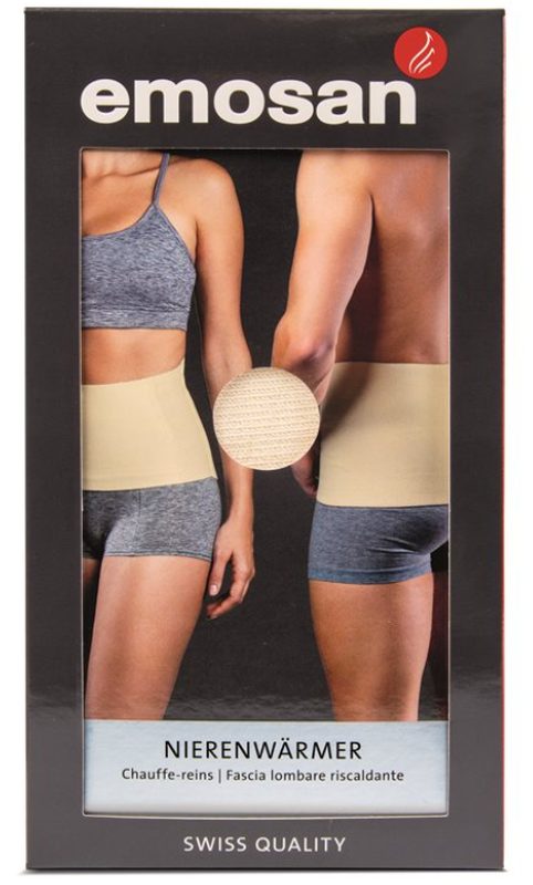 Emosan Nierenwärmer anatomisch écru, Umfang 75-86cm (1 Stk)